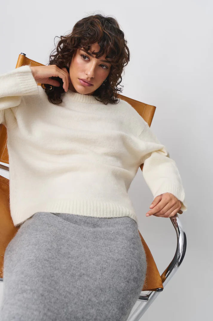 Knitted Sweater - Beige