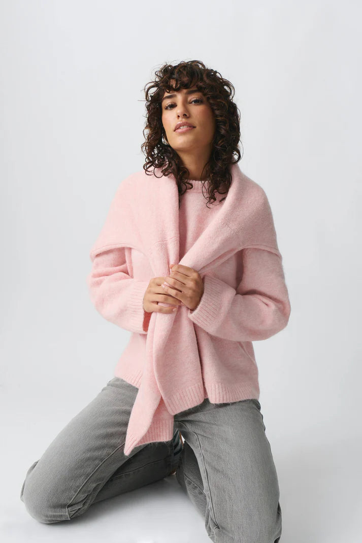 Knitted Sweater - Roze